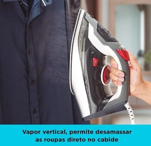 Ferro de Passar Roupa Vaporizador Fx3900 BLACK DECKER 127v 