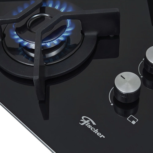 Fogão Cooktop 4Q TC Infinity a gás Mesa Vidro Bivolt Fischer