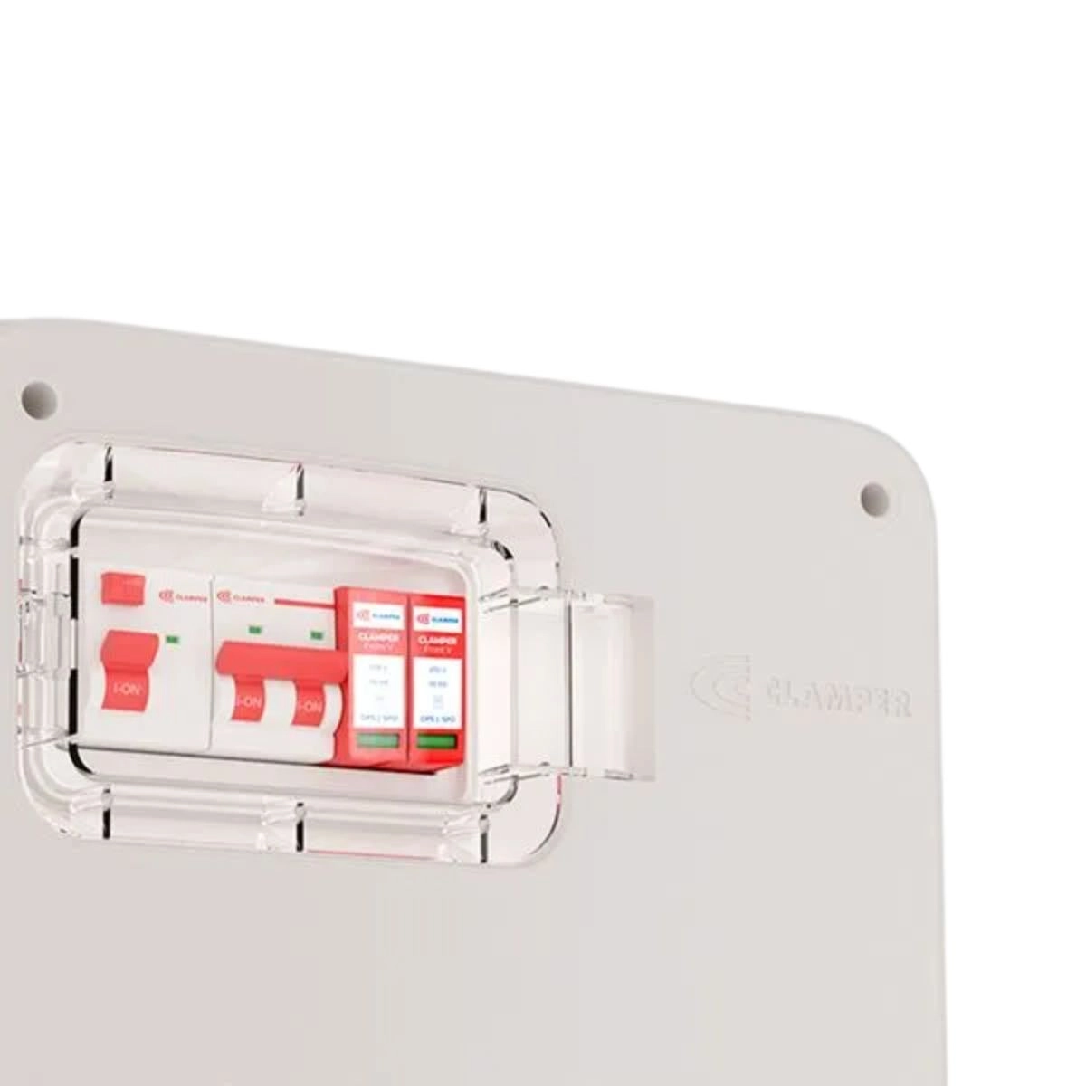 Quadro Proteção Carregador Veicular 220V 8KW C32A Clamper