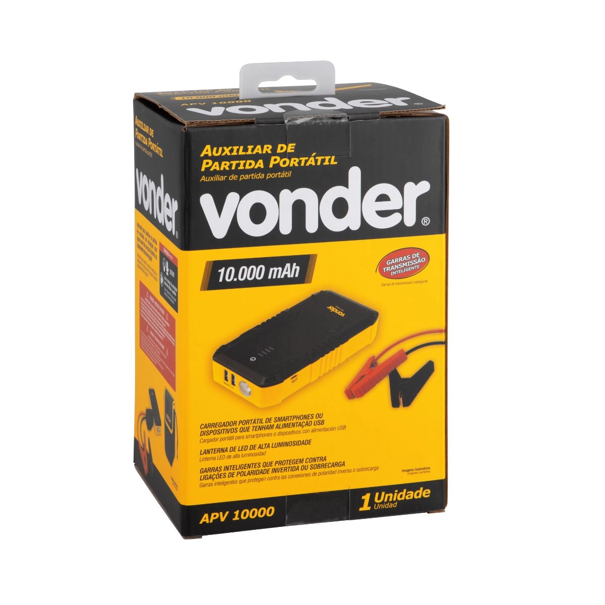 Auxiliar de partida portátil APV10000 VONDER Auxiliar de partida portátil APV10000 VONDER