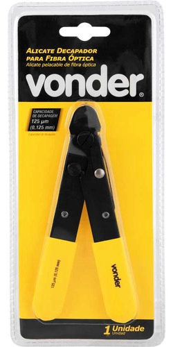 Alicate decapador para fibra óptica VONDER Alicate decapador para fibra óptica VONDER