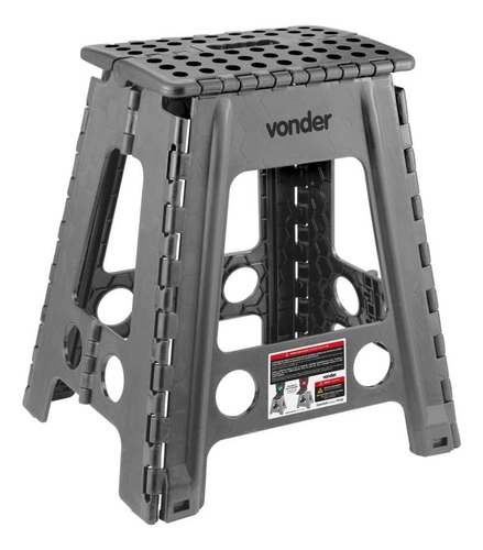 Banqueta plástica dobrável altura 450 mm VONDER Banqueta plástica dobrável altura 450 mm VONDER