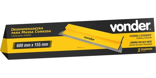 Desempenadeira para massa corrida 60cm VONDER Desempenadeira para massa corrida 60cm VONDER
