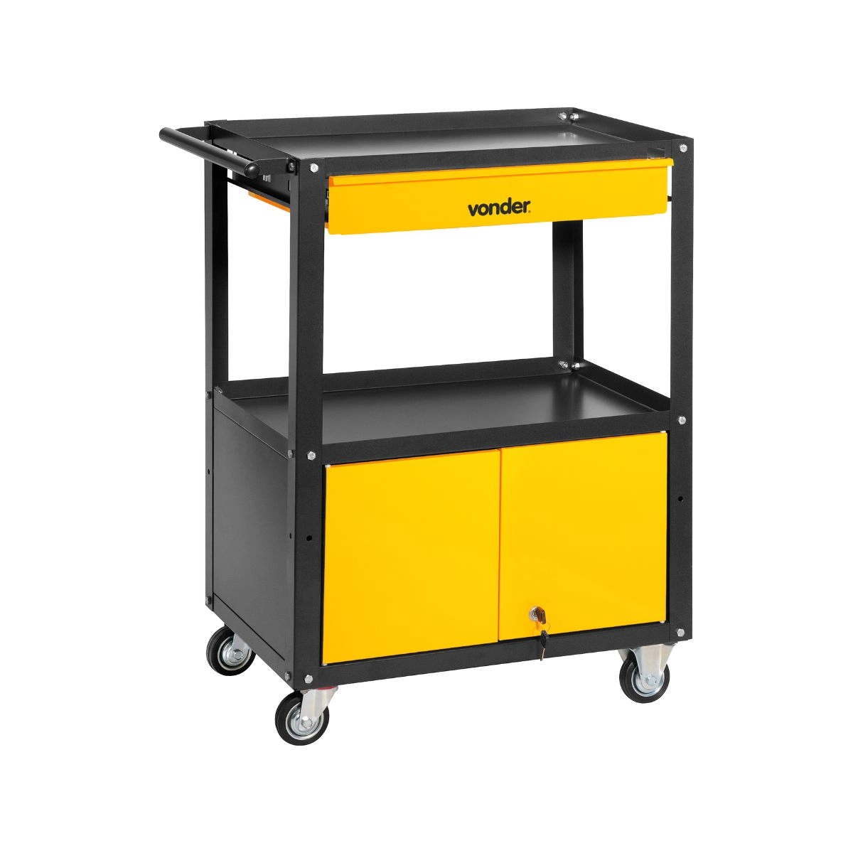 Carro para ferramentas desmontável com 1 gaveta VONDER Carro para ferramentas desmontável com 1 gaveta VONDER