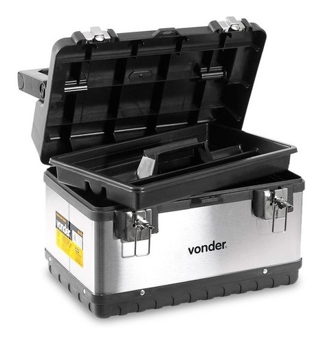 Caixa Baú Plástica/Inox CBI020 Vonder Caixa Baú Plástica/Inox CBI020 Vonder