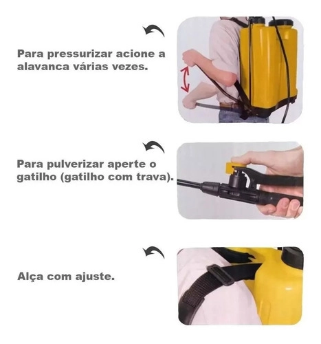 Pulverizador Agrícola 20 Litros Vonder PC020