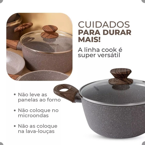 Jogo De Panelas Antiaderente Cerâmica Mimo Style Jogo De Panelas Antiaderente Cerâmica Mimo Style