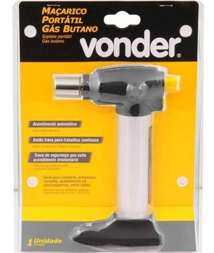 Maçarico portátil gás butano VONDER