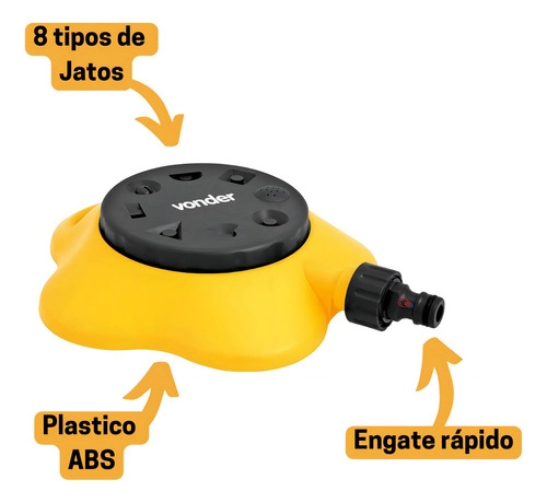 Irrigador plástico múltiplo IM601 VONDER Irrigador plástico múltiplo IM601 VONDER