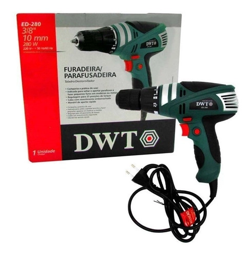 Furadeira/parafusadeira 3/8 ED280 DWT Furadeira/parafusadeira 3/8 ED280 DWT