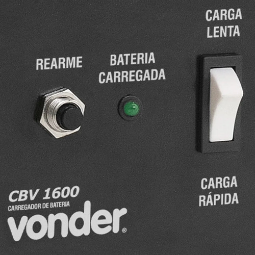 Carregador de Bateria Vonder CBV1600 Carregador de Bateria Vonder CBV1600