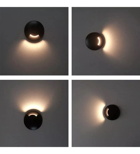 Balizador Preto LED Germany 1W 1 Facho IP65 Bivolt Branco Quente 3000k (Luz Amarelada) Balizador Preto LED Germany 1W 1 Facho IP65 Bivolt Branco Quente 3000k (Luz Amarelada)