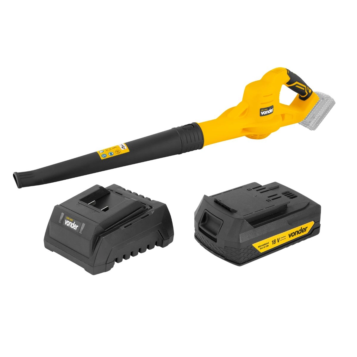 Soprador Folhas ISV1834 + Bateria 2Ah e Carregador Vonder Soprador Folhas ISV1834 + Bateria 2Ah e Carregador Vonder