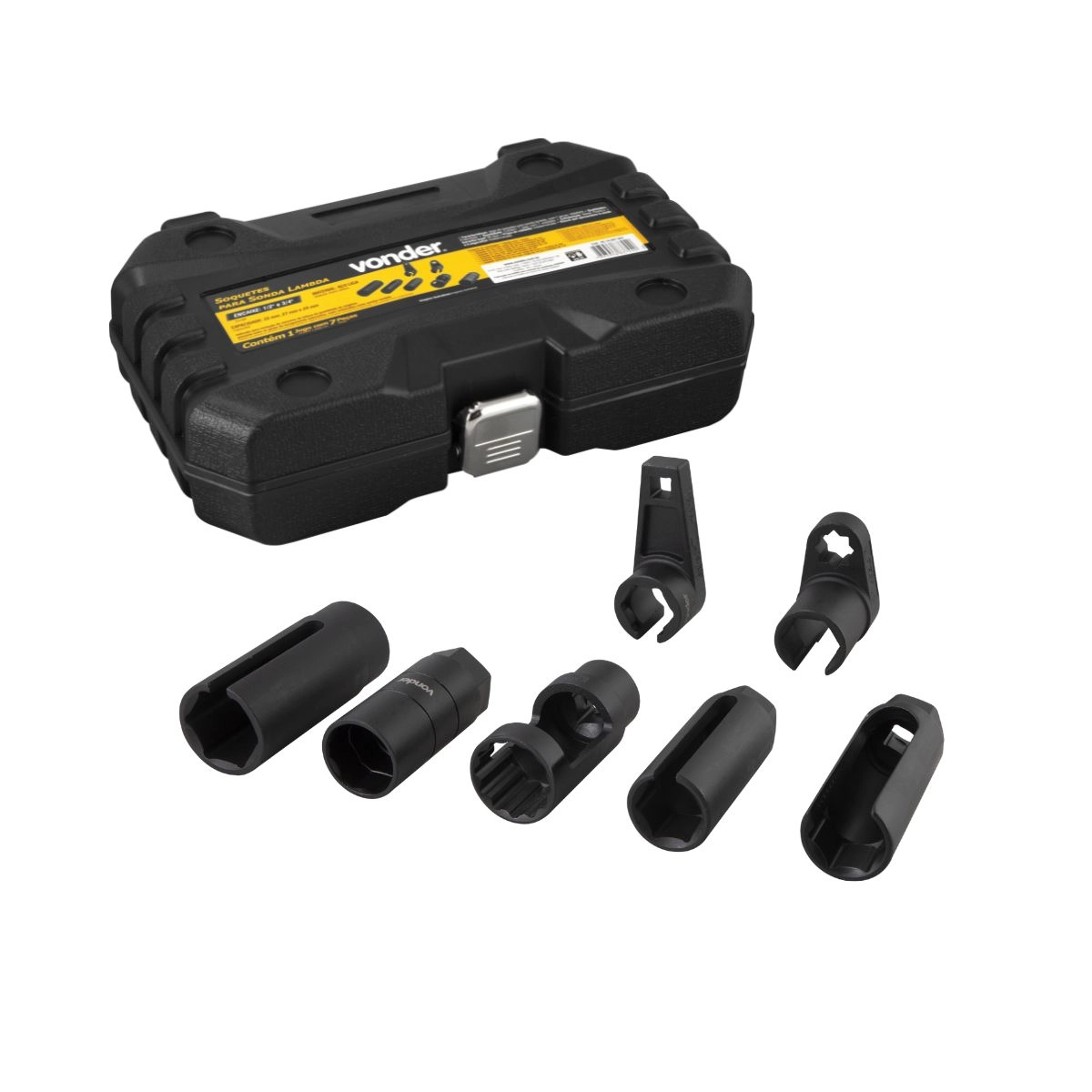 Jogo de soquetes com 7pçs para sonda lambda VONDER 