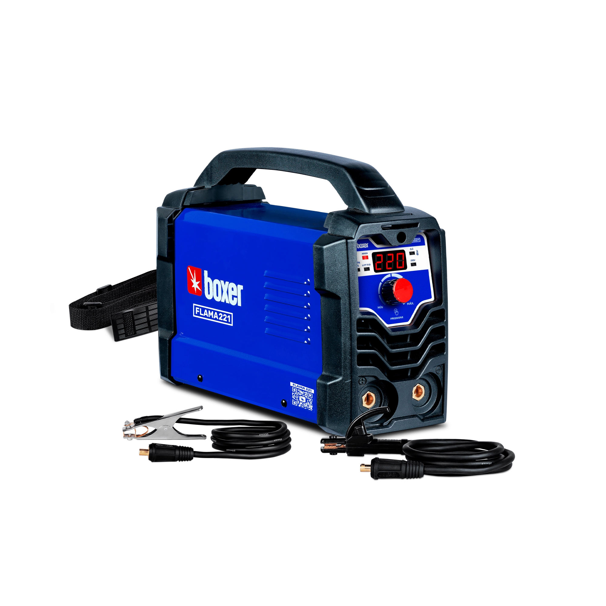 Maquina Inversor Solda Boxer FLAMA221 Sem Máscara - 220v