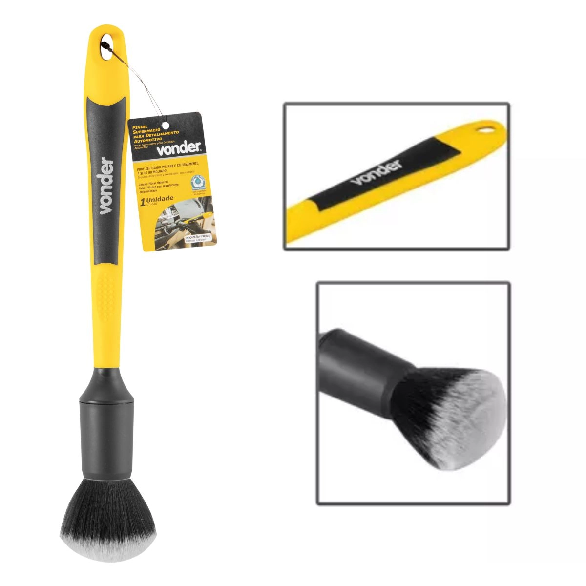Pincel supermacio para detalhamento automotivo VONDER