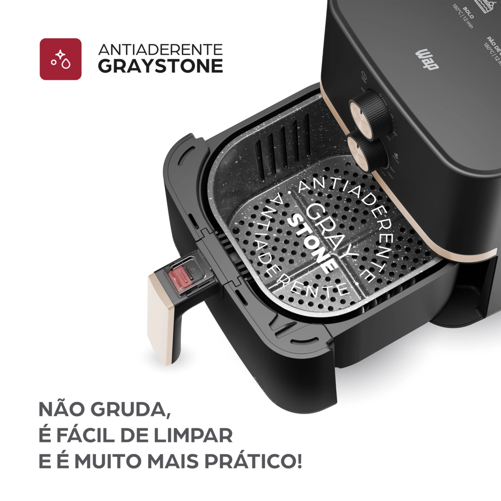 Fritadeira Elétrica Air Fryer FAMILY 4 Litros WAP Fritadeira Elétrica Air Fryer FAMILY 4 Litros WAP