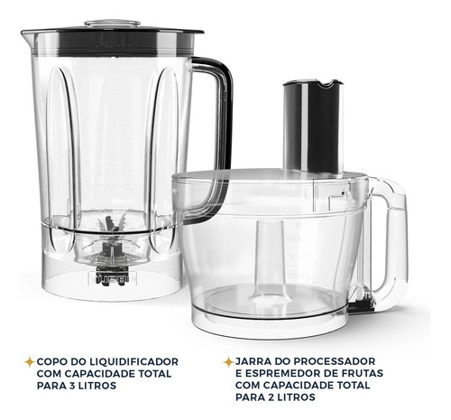 Multiprocessador Multifunções BMP2000 1300W Britânia Multiprocessador Multifunções BMP2000 1300W Britânia
