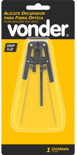 Alicate decapador para fibra óptica tipo Drop Flat VONDER Alicate decapador para fibra óptica tipo Drop Flat VONDER