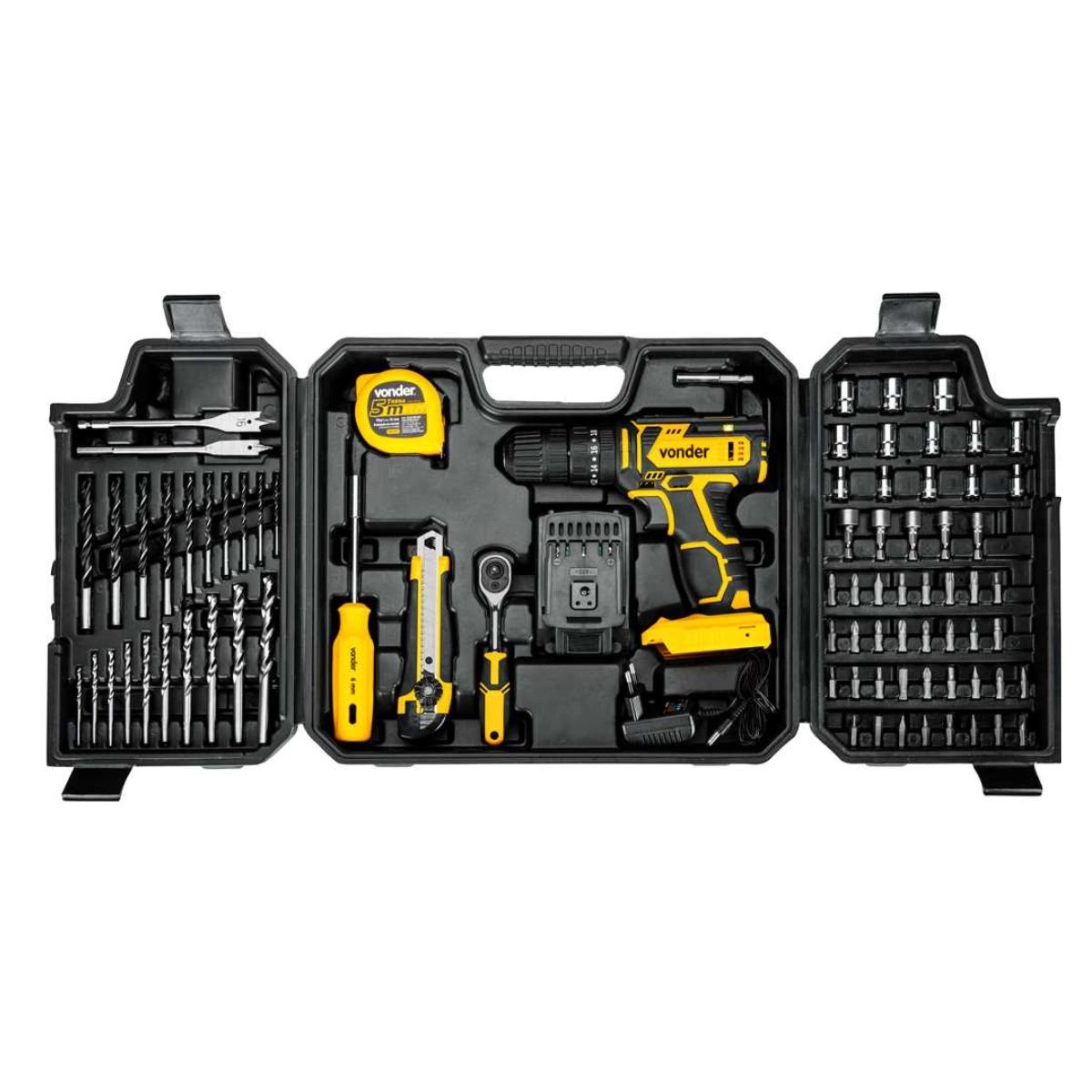 Parafusadeira/furadeira c/impacto 20V 78pçs PFV078 VONDER Parafusadeira/furadeira c/impacto 20V 78pçs PFV078 VONDER