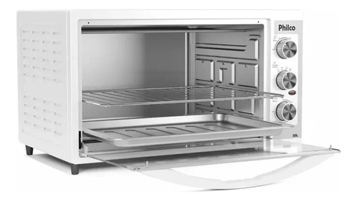 Forno Elétrico Branco 50l Dupla Resistência Pfe52b Philco Forno Elétrico Branco 50l Dupla Resistência Pfe52b Philco