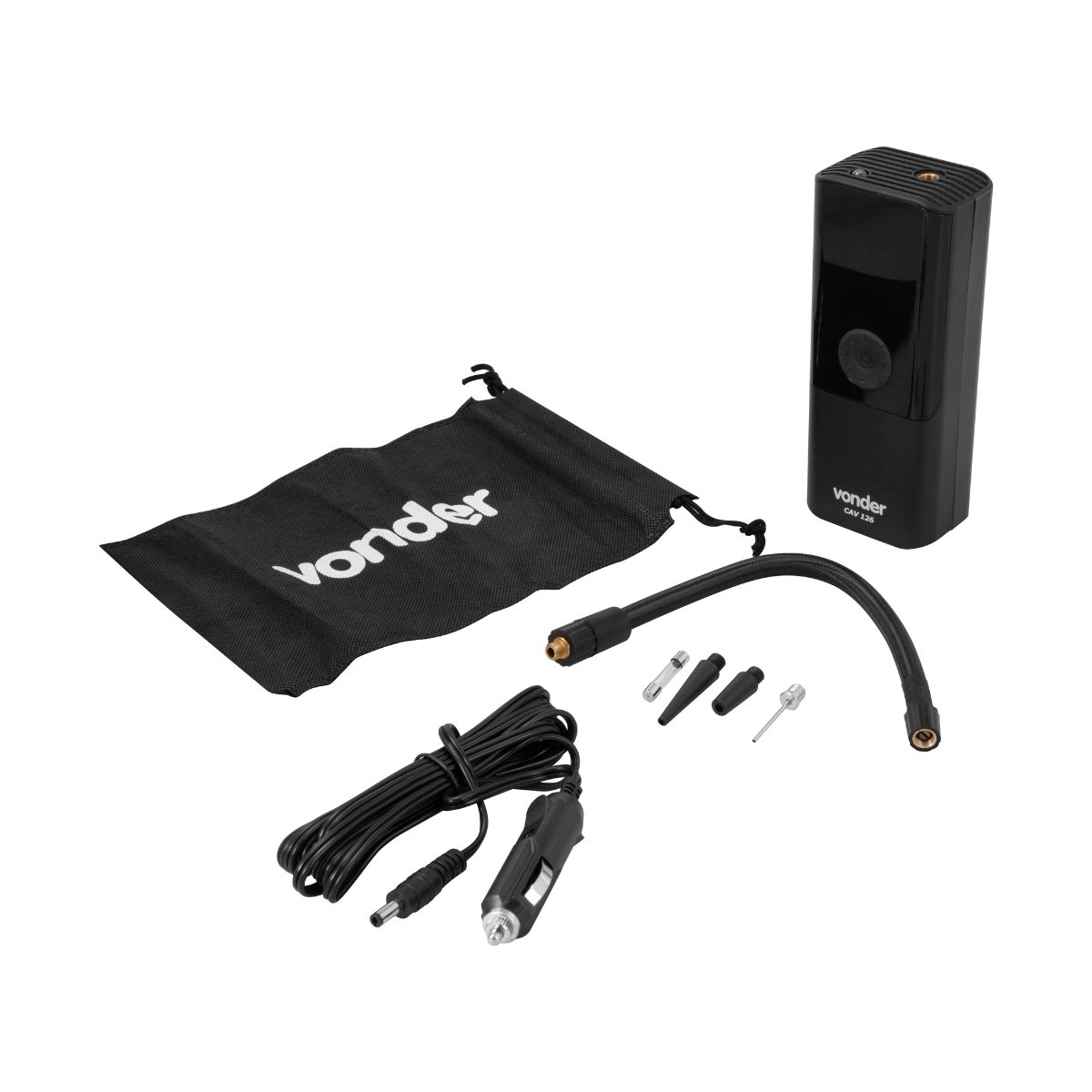 Compressor de ar Automotivo Portátil 12V CAV126 VONDER 