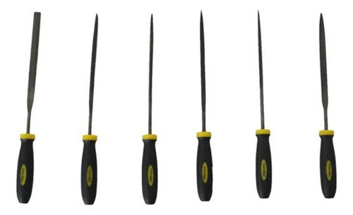 Jogo de limas agulha com cabo com 6 peças VONDER 