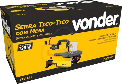 Serra tico-tico com mesa TTV125 220V VONDER