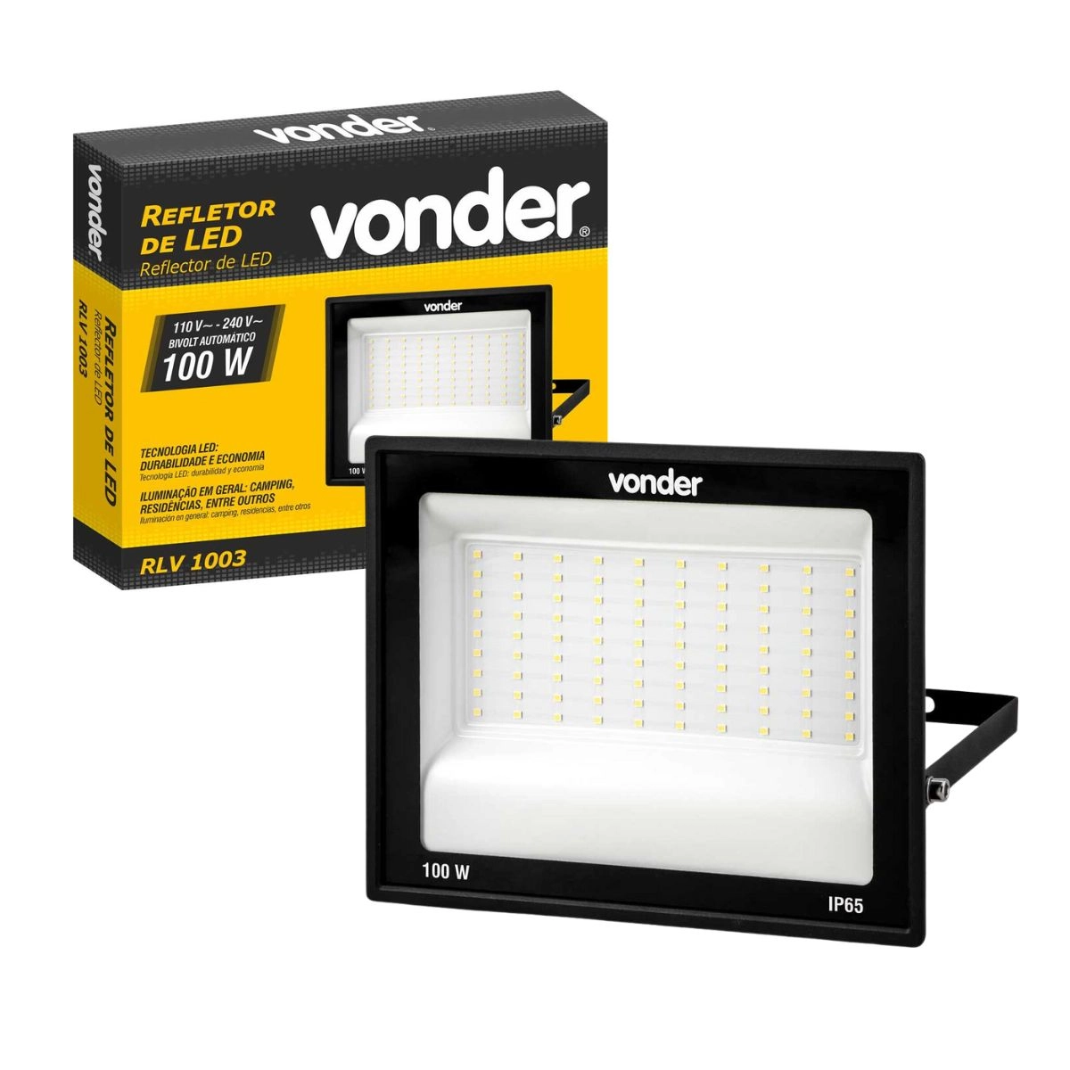Refletor de LED 100W RLV1003 VONDER Refletor de LED 100W RLV1003 VONDER