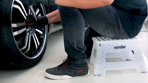 Banqueta plástica dobrável altura 220mm VONDER 