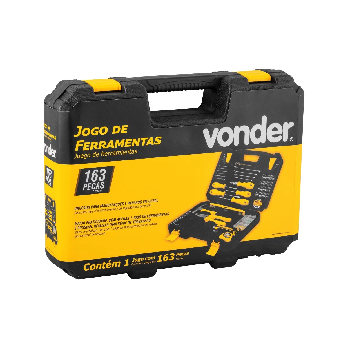 Jogo de ferramentas com 163 peças VONDER