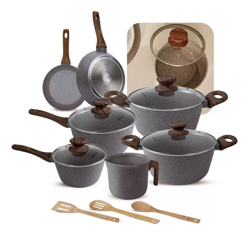 Jogo De Panelas Antiaderente Cerâmica Mimo Style Jogo De Panelas Antiaderente Cerâmica Mimo Style