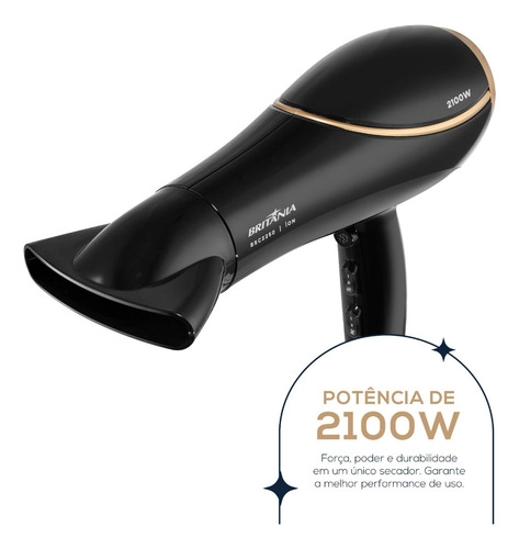 Secador de Cabelos Bivolt 2100W BSC2250 Britânia