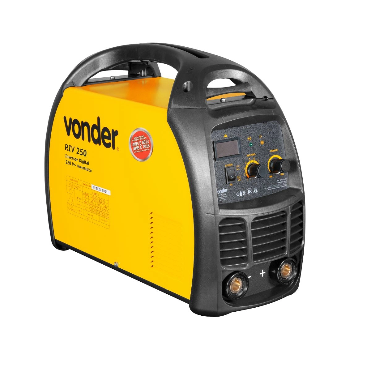 Maquina Inversora Solda RIV250 220v Vonder