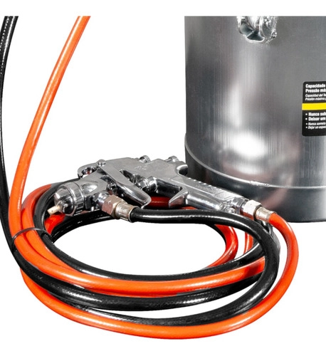 Tanque de pressão com pistola para pintura 10 litros VONDER Tanque de pressão com pistola para pintura 10 litros VONDER