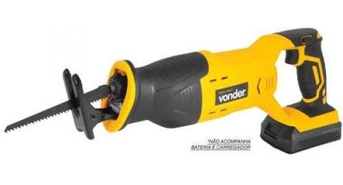 Serra sabre bateria intercambiável de 18V sem bateria e sem carregador ISSV1822 VONDER