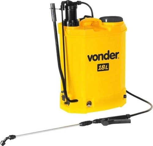 Pulverizador costal 2 em 1 manual ou bateria com bateria de lítio 18 litros VONDER