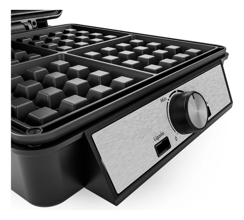 Waffle Maker 5 Temperaturas 4 Waffles PWM04A Philco Waffle Maker 5 Temperaturas 4 Waffles PWM04A Philco