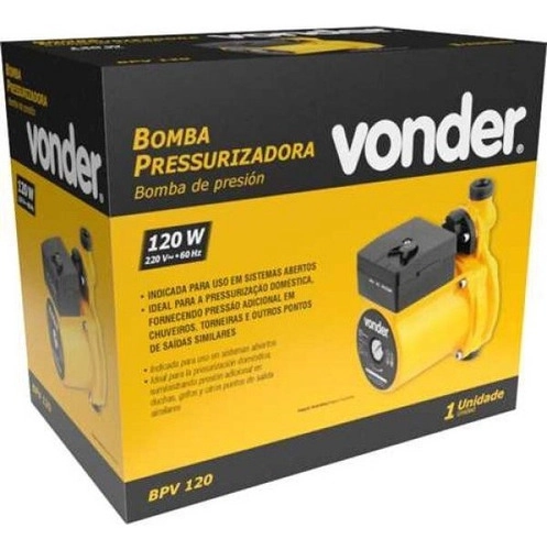 Bomba pressurizadora de 120W BPV120 VONDER Bomba pressurizadora de 120W BPV120 VONDER