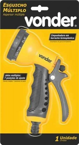 Esguicho plástico para jardim 7 funções engate 1/2 Vonder Esguicho plástico para jardim 7 funções engate 1/2 Vonder