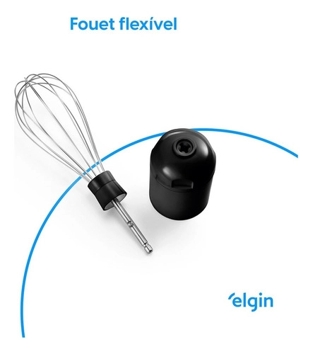 Mixer Turbo Chef 3 EM 1 200w Elgin Cor Preto Mixer Turbo Chef 3 EM 1 200w Elgin Cor Preto