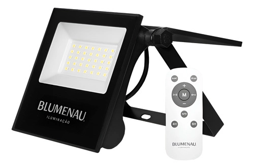 Refletor LED 30W Play Solar IP65 6.500K Preto Blumenau