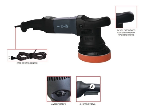 Politriz Roto Orbital Pro 15mm SGT5117 900w SIGMA