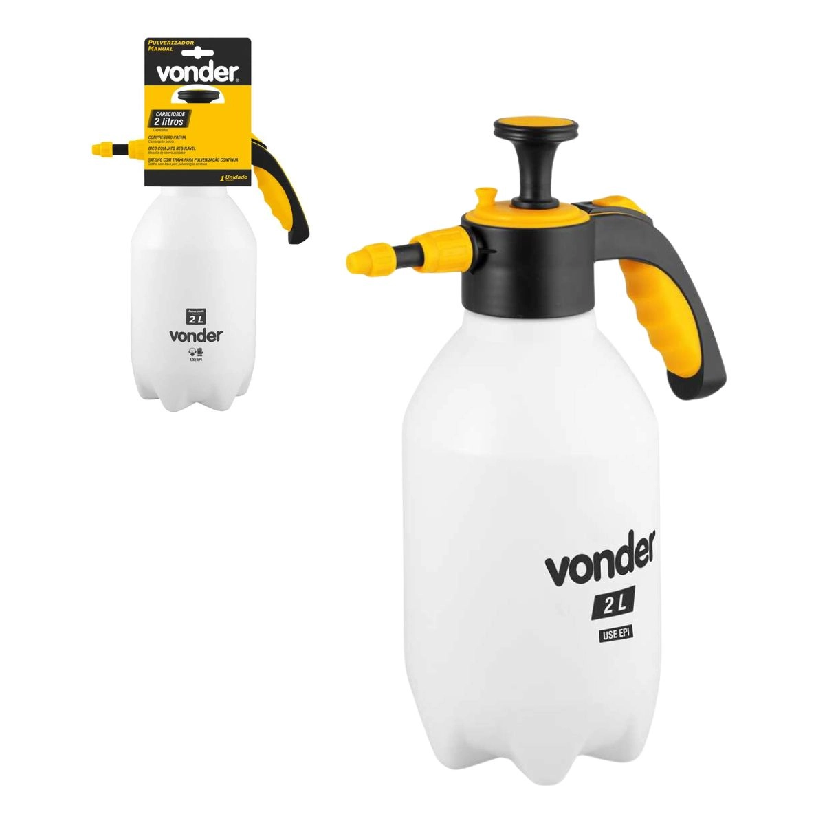 Pulverizador 2 litros compressão prévia VONDER