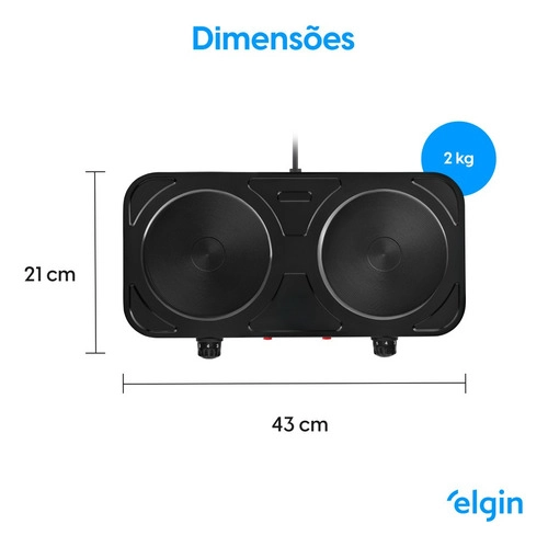 Fogão Elétrico FG02 2000W Elgin