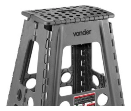 Banqueta plástica dobrável altura 450 mm VONDER Banqueta plástica dobrável altura 450 mm VONDER