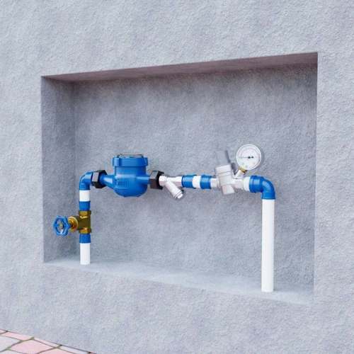 Kit - Válvula Duchão 3/4" e 1.1/2" + Válvula Redutora de Pressão 3/4" c/ Manômetro BLUKIT Kit - Válvula Duchão 3/4" e 1.1/2" + Válvula Redutora de Pressão 3/4" c/ Manômetro BLUKIT