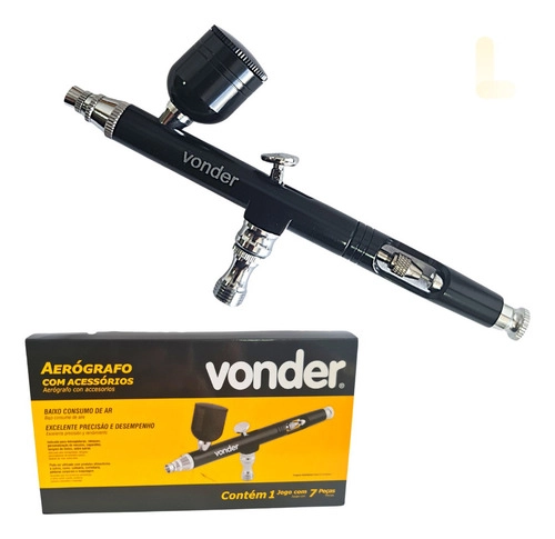 Aerógrafo com acessórios 7 peças VONDER Aerógrafo com acessórios 7 peças VONDER