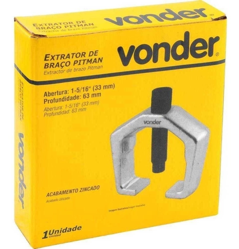 Extrator de braço pitman, 1.5/16" Vonder
