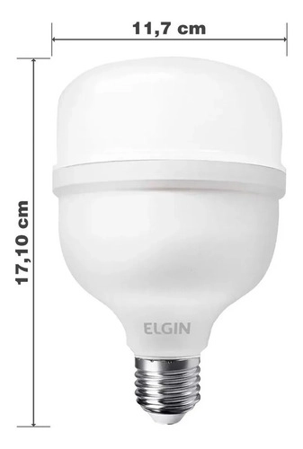 Lâmpada Super Bulbo E27 50W Led 6500K Bivolt Elgin Lâmpada Super Bulbo E27 50W Led 6500K Bivolt Elgin